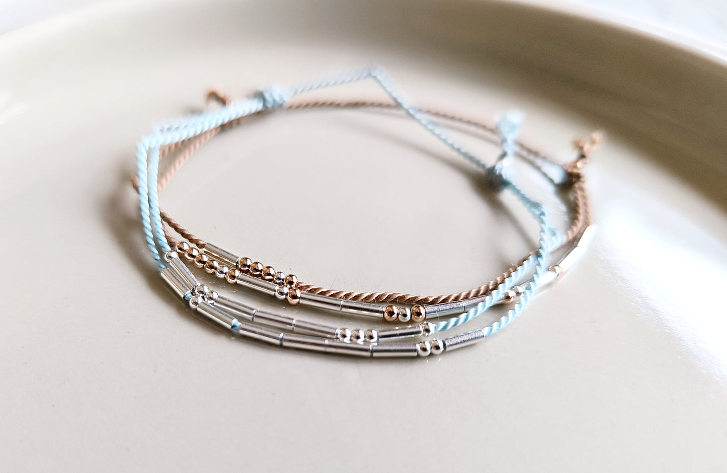 Bracelet prénoms en code Morse