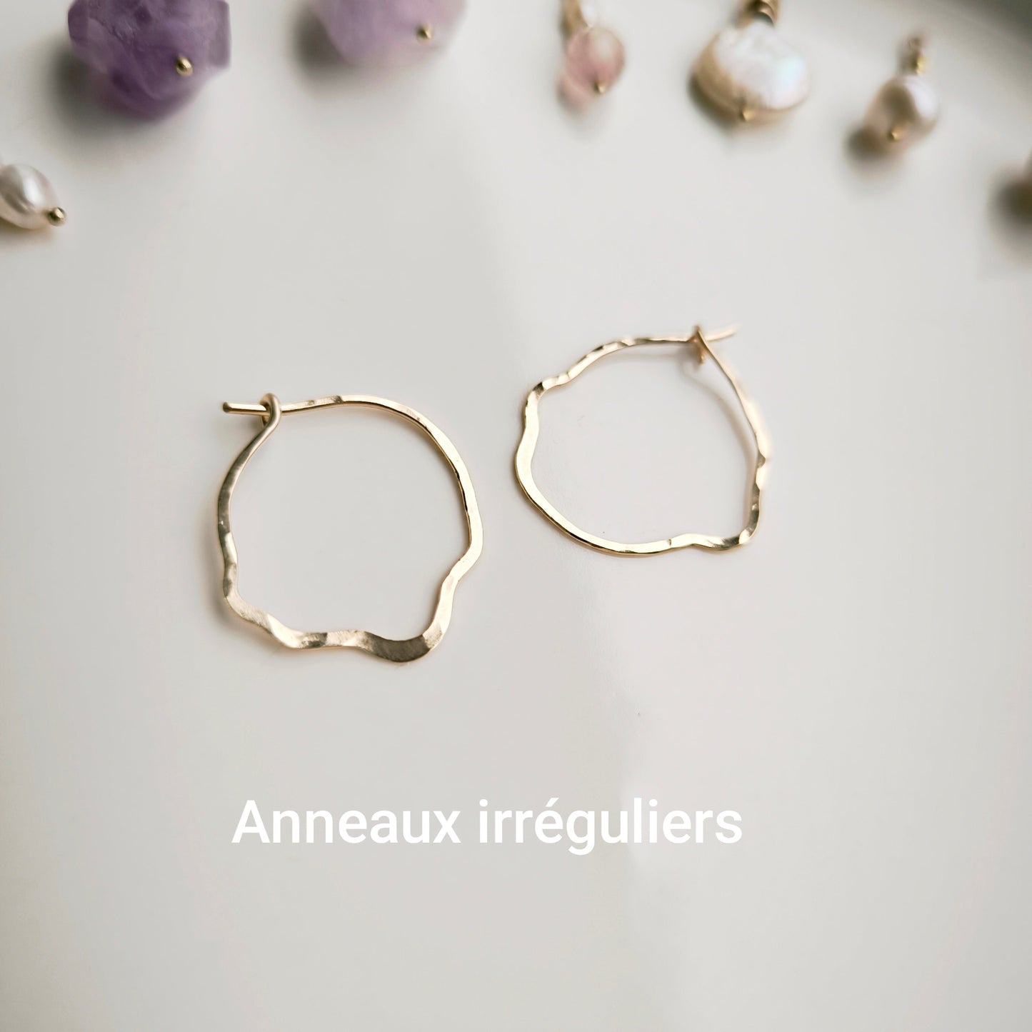 Boucles d'oreilles modulables perles de culture